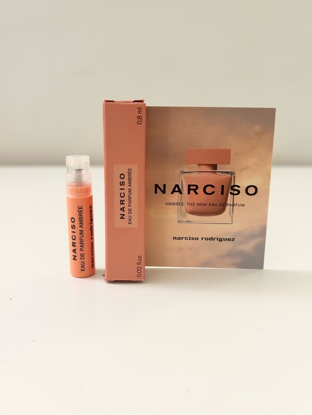 🌸NARCISO RODRIGUEZ Ambree EDP Vial Spray Sample 0.8 mL